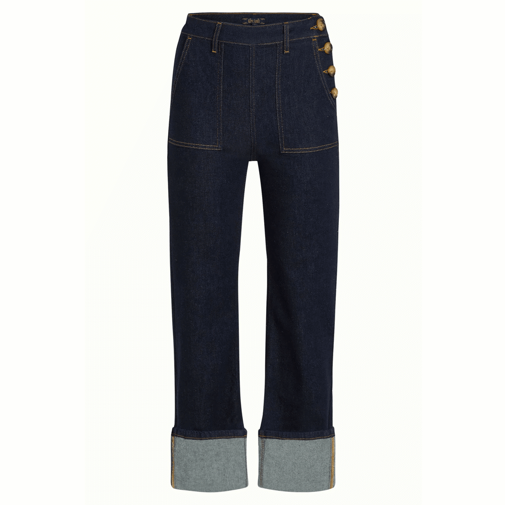 King Louie Debra Trouser Walker Denim